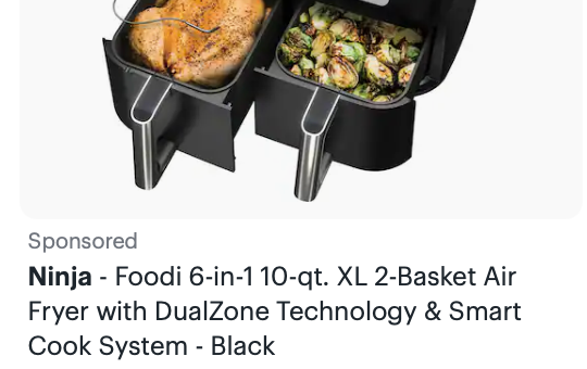 Best Buy sponsored product placement