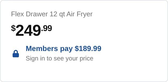 Member price